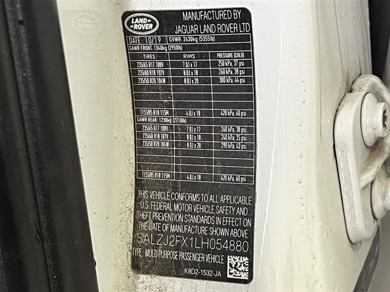 Windshield Mounted Camera LR144626 For 20-22 Evoque 2837647