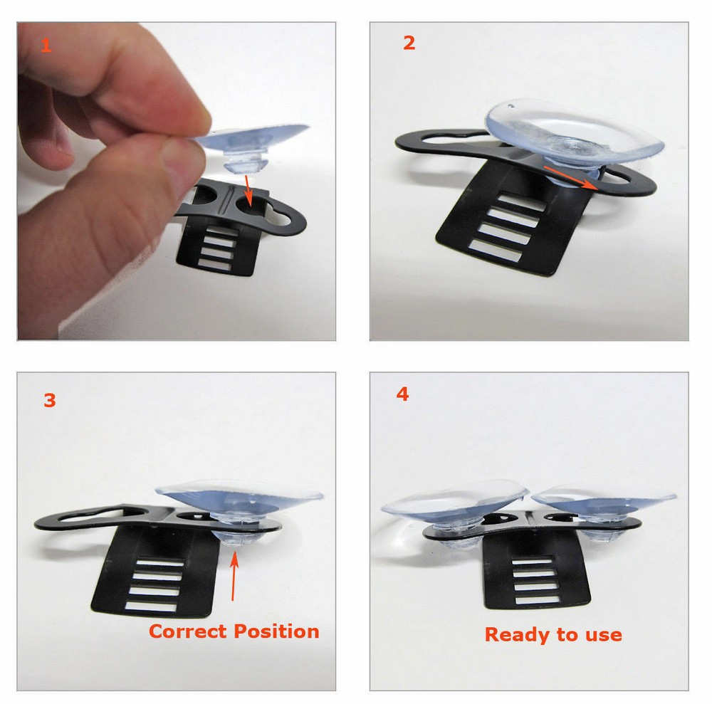 Car Windshield Suction+Sun Visor Clip Mount For Beltronics Vector 965 995 Detect