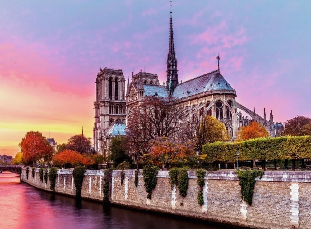 Puzzle 1500 elementów. Malownicze Notre Dame