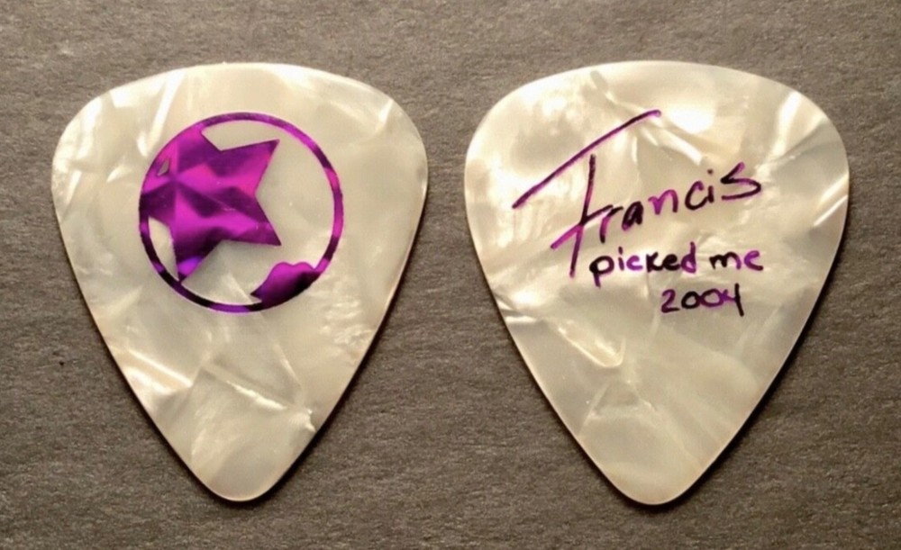 💢KISS Rock the Nation tour Fran Paul Stanley Tech - Francis “picked me” pick!💢