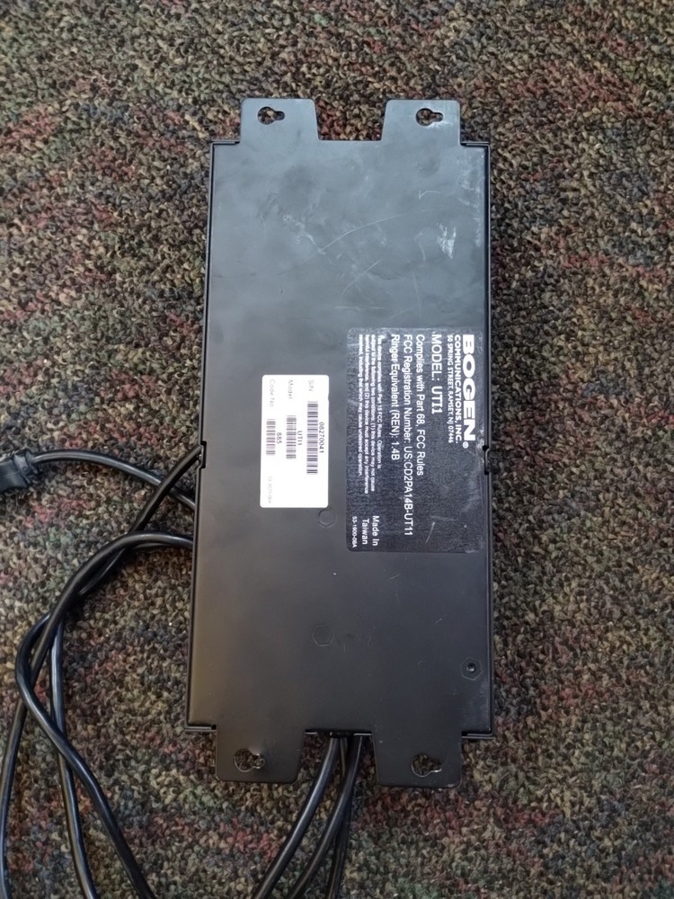 Bogen UTI1 Universal Zone Telephone Paging System Controller