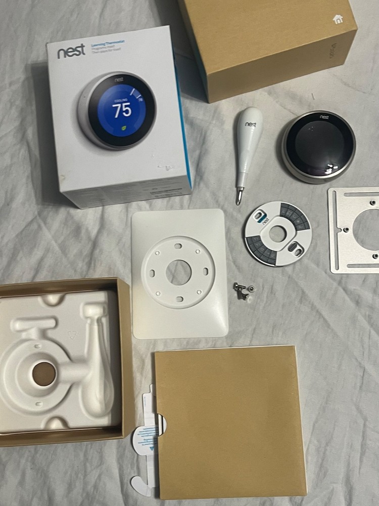 UNTESTED Google Nest Learning Thermostat - T3007ES
