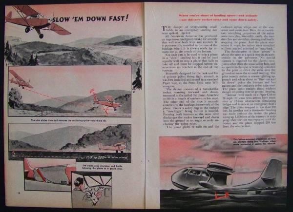 All American ENSIGN Experimental Plane 1946 Test Report