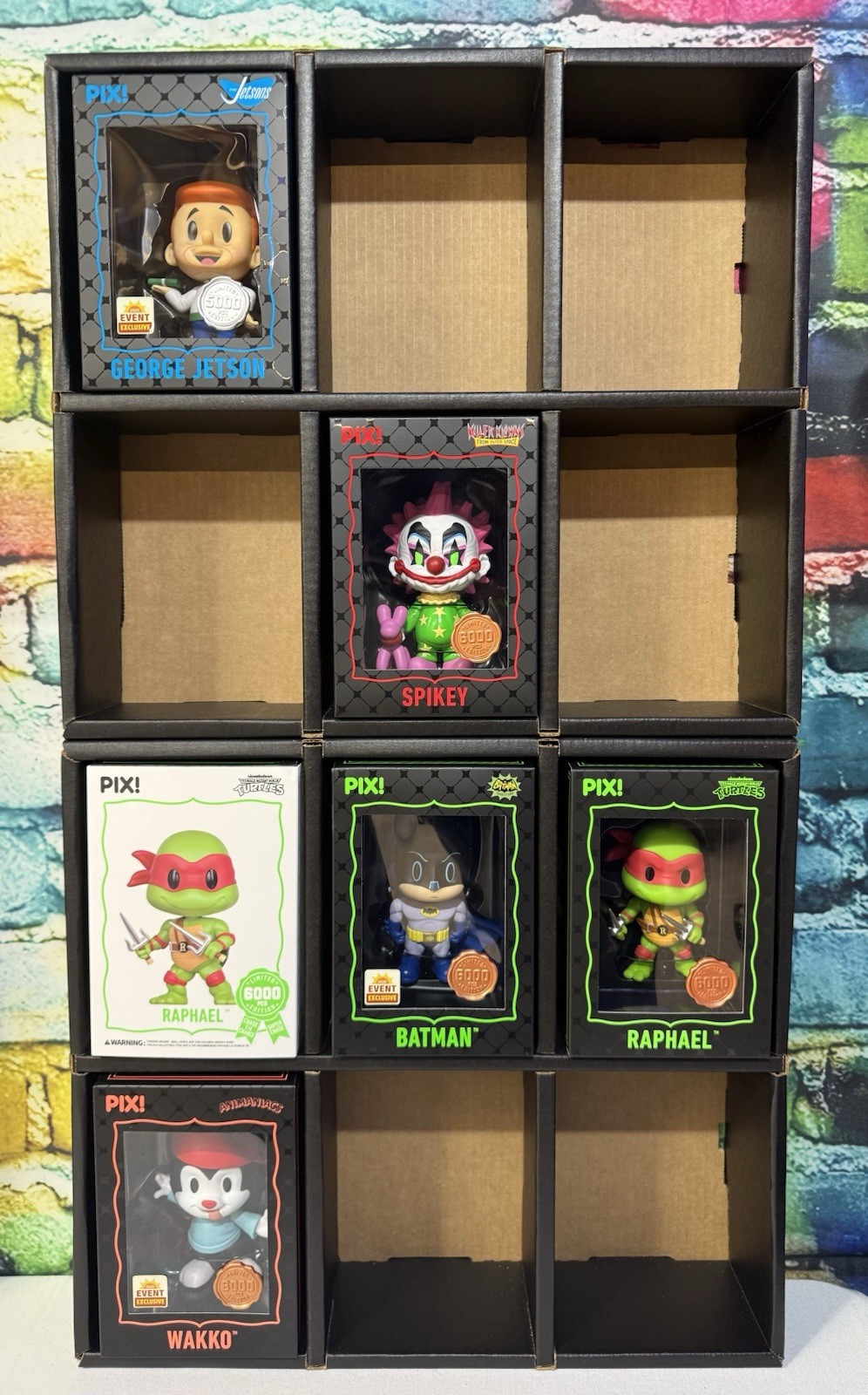 Funko Pop Display Kubbie TWO PACK...BLACK. FITS HARD STACKS, ARMOR & THRILLJOY