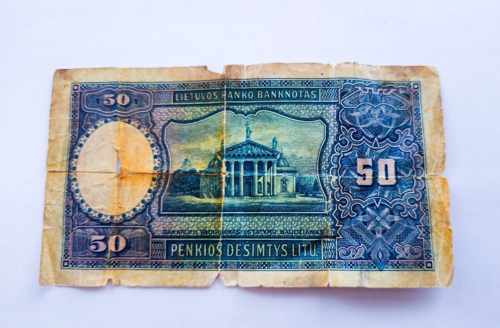 Lithuania 1928 50 litu