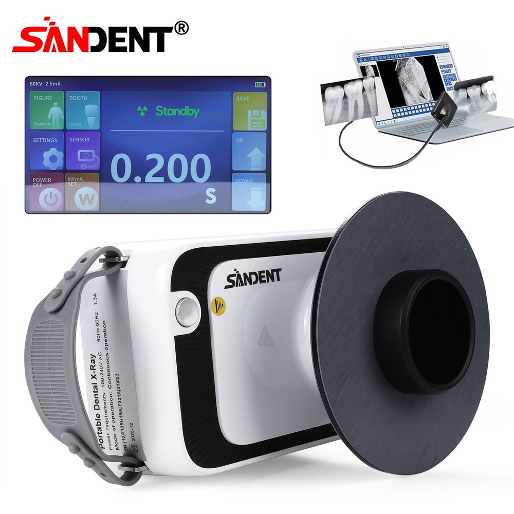 Dental Portable X Mobile Ray Machine Digital Imaging System+ Scatter Shield