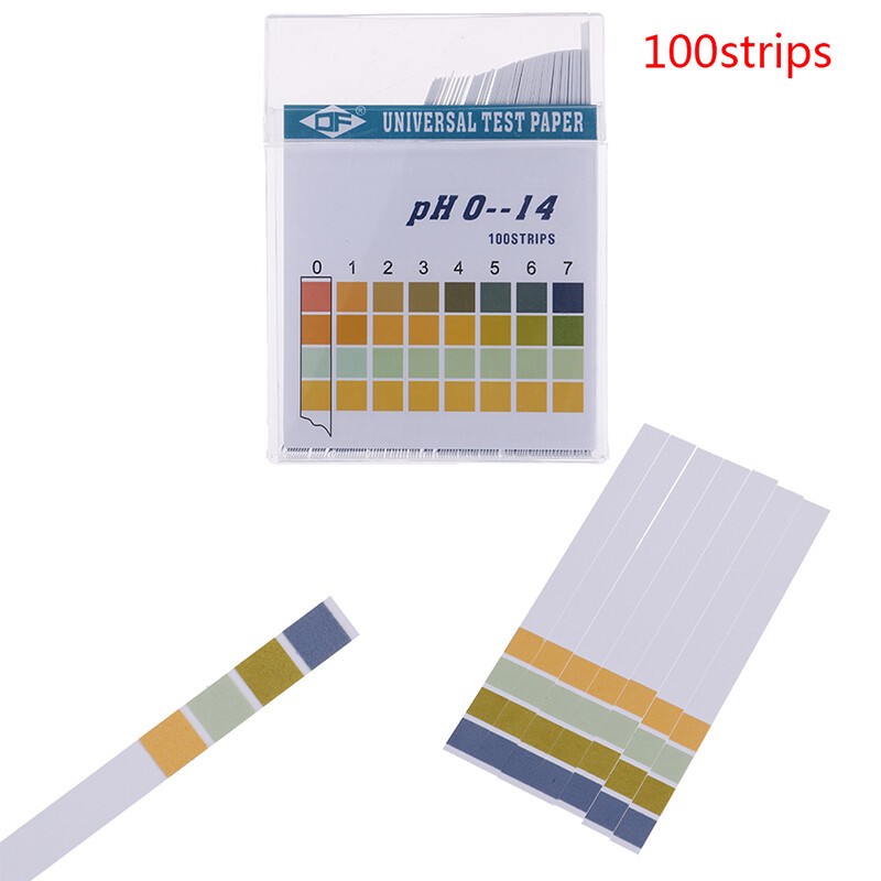 2 Boxes pH Test Strips Universal pH 0-14 Test Strip Alkaline Acid Indicator Tool