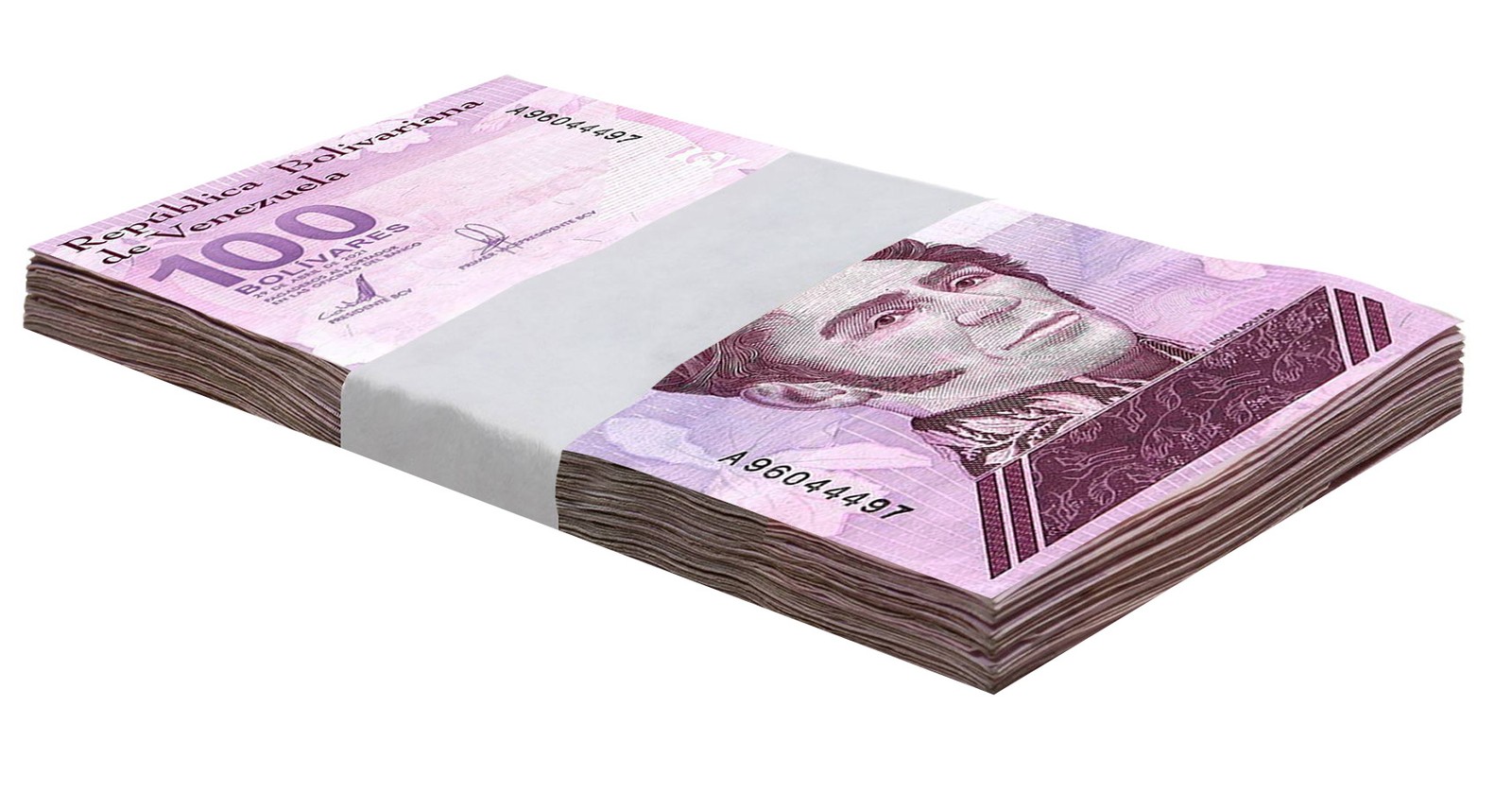 Venezuela 100 Bolivar Digitales, 2021, P-119, Used 100 Million Soberano X 50 PCS