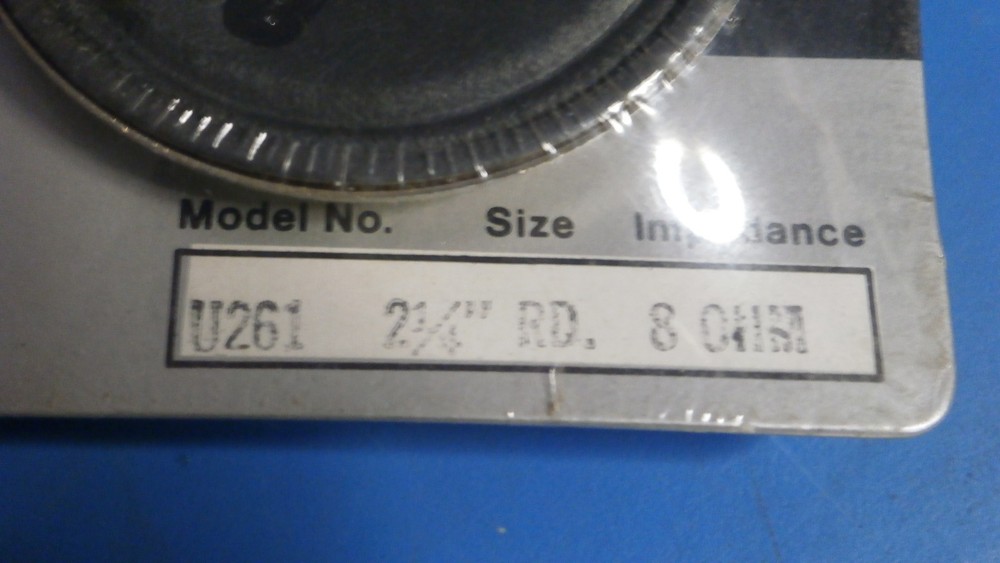 Speco U261 Universal Replacement Miniature Speaker
