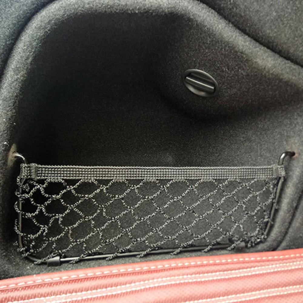 Black Nylon Cargo Net for Rear Trunk Side Pocket For A4L 2017 2018 Left Side