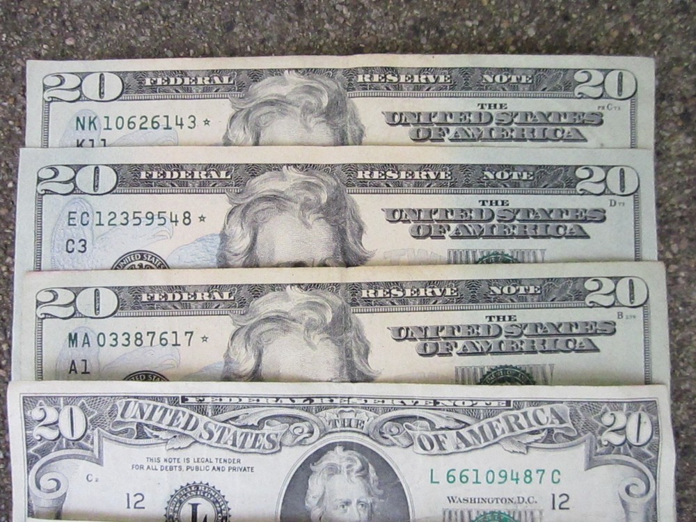 Currency Nice Lot--Different Denomanations Old Style And Star Notes