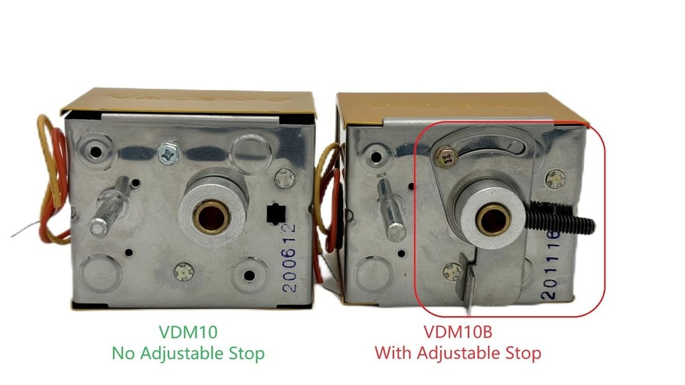 24 VAC General Purpose Spring Return Damper Motor Actuator, Replace Honeywell...