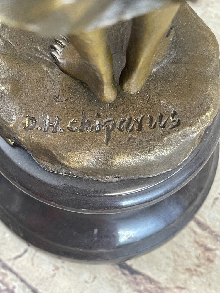 CHIPARUS BRONZE RUSSIAN DANCER LOST WAX METHOD CLASSIC ARTWORK SCULPTURE ARTWORK