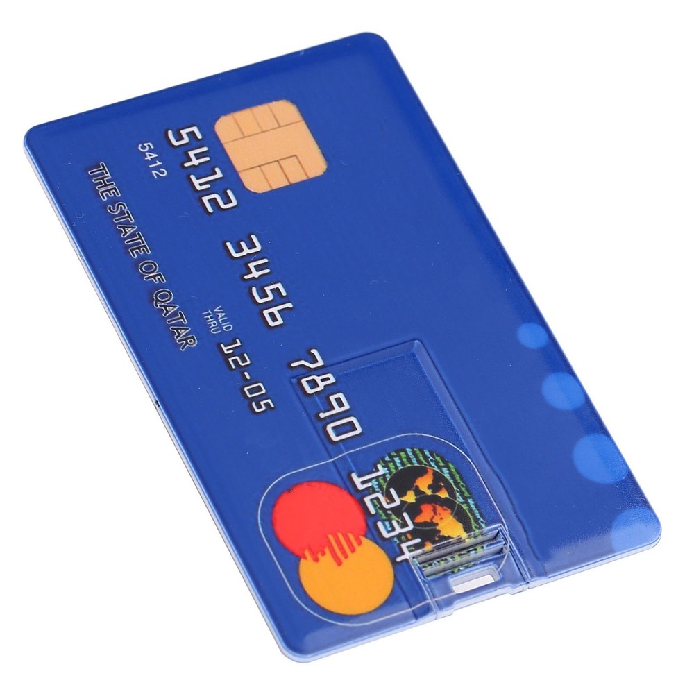 (32GB)Card Shaped U Disk Simple Unique USB Flash Drive For Data Storage File