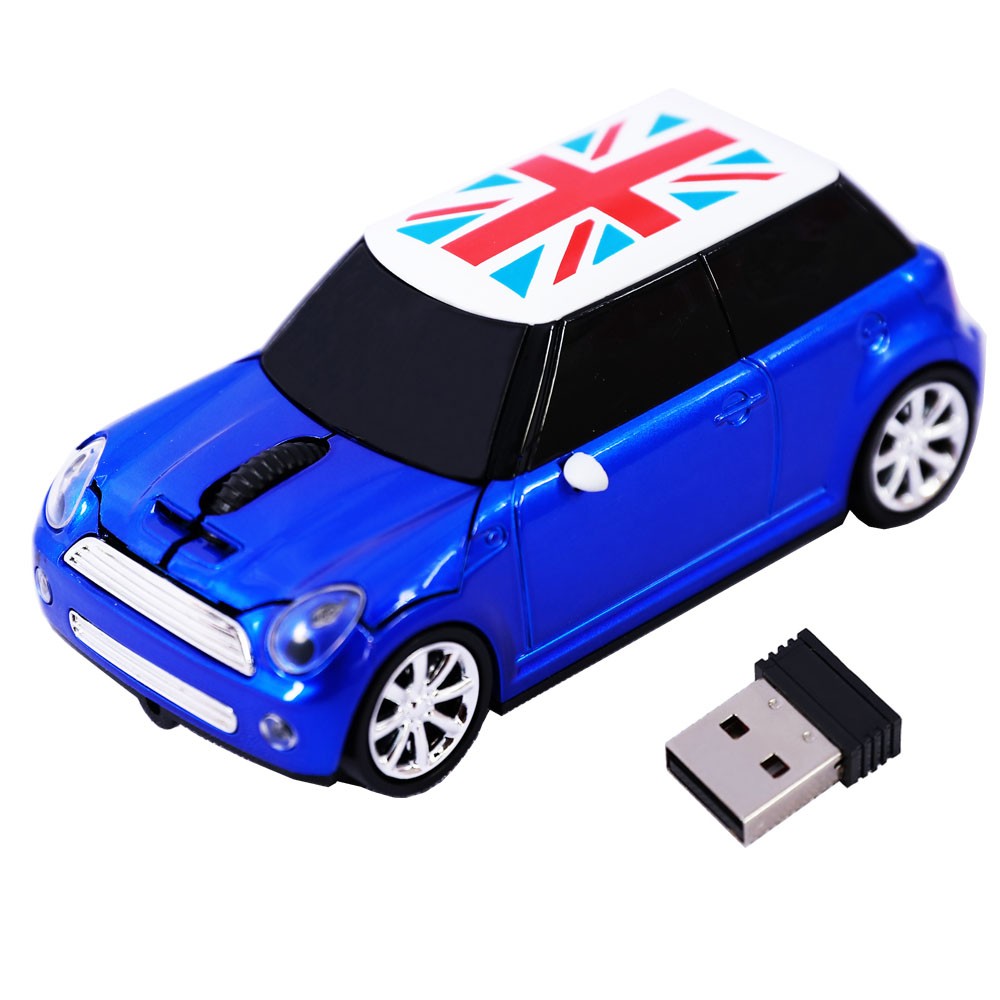 Gift USB Optical Mini Cooper car 2.4GHZ Wireless Mouse PC Laptop Computer Mice