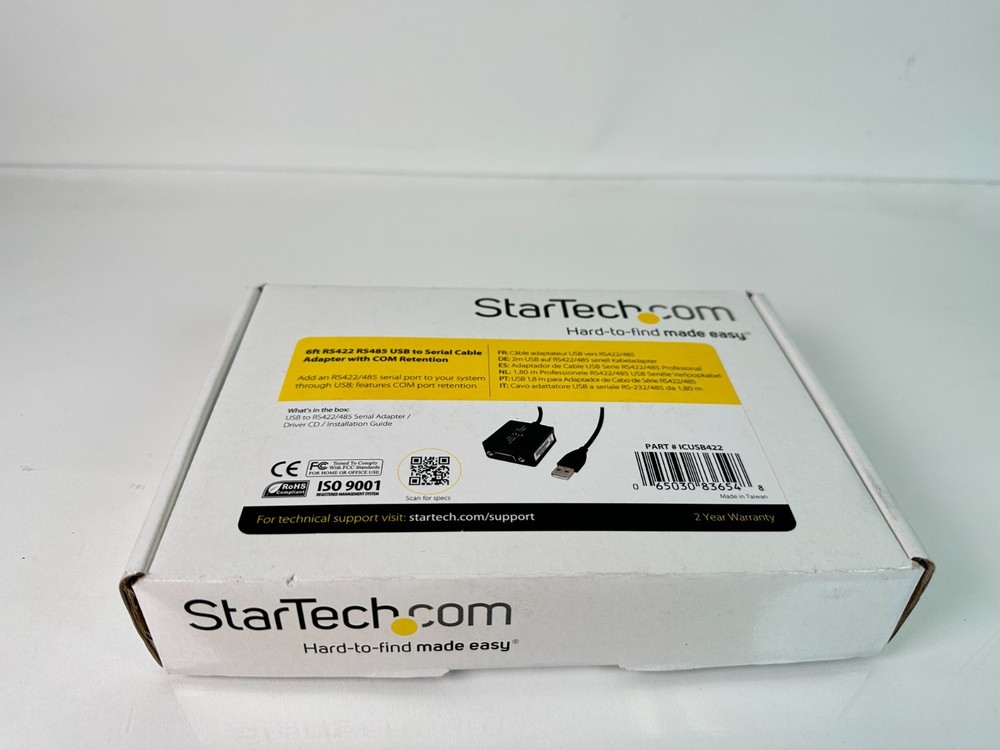 (NEW) Star Tech Pro RS422/485 USB Serial Cable Adapter 6FT