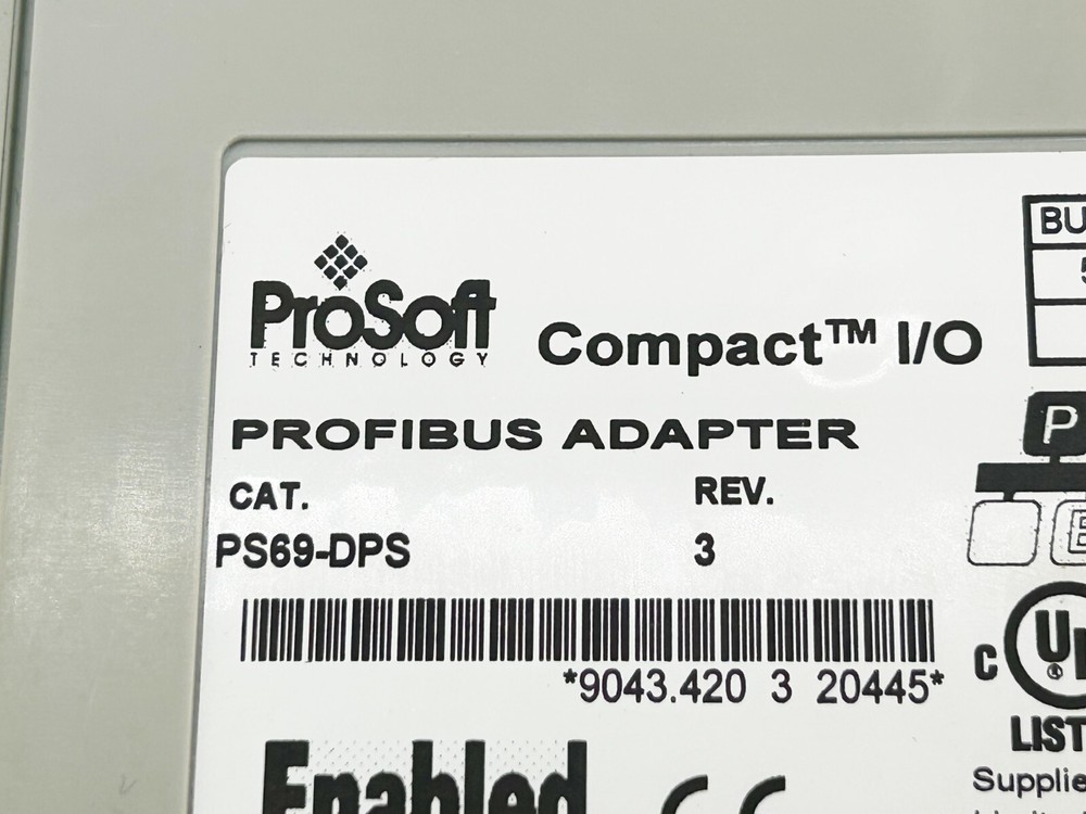 ProSoft PS69-DPS Profibus Adapter 5VDC 24VDC 0.26A