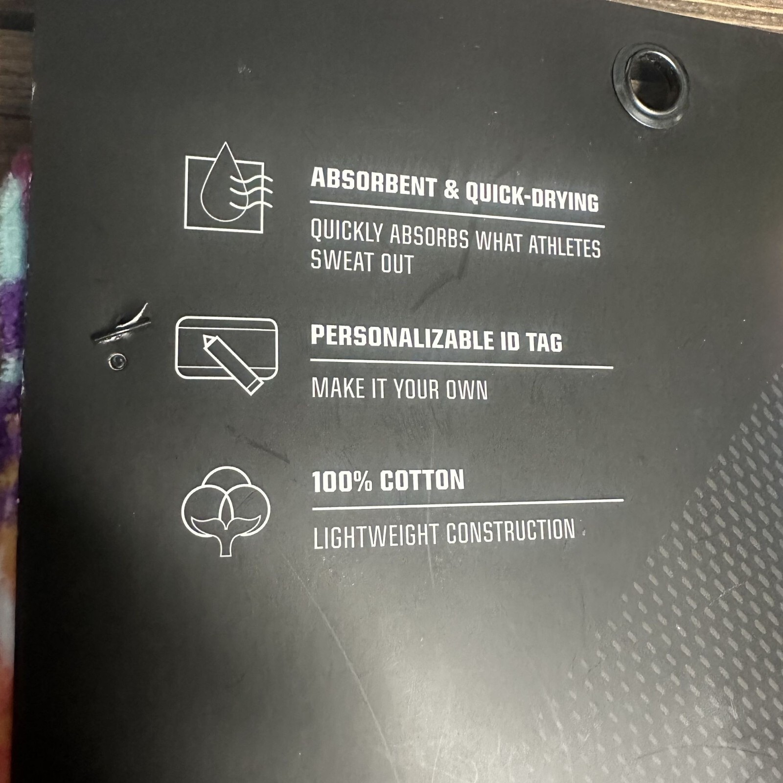 Gatorade Sports Towel Glitched Collection Size 16" x 25" NWT (Frosted Berry)