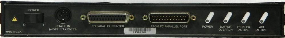 IOTech DaqBook/200 16-Bit Data Acquisition System with Enhanced Parallel Port