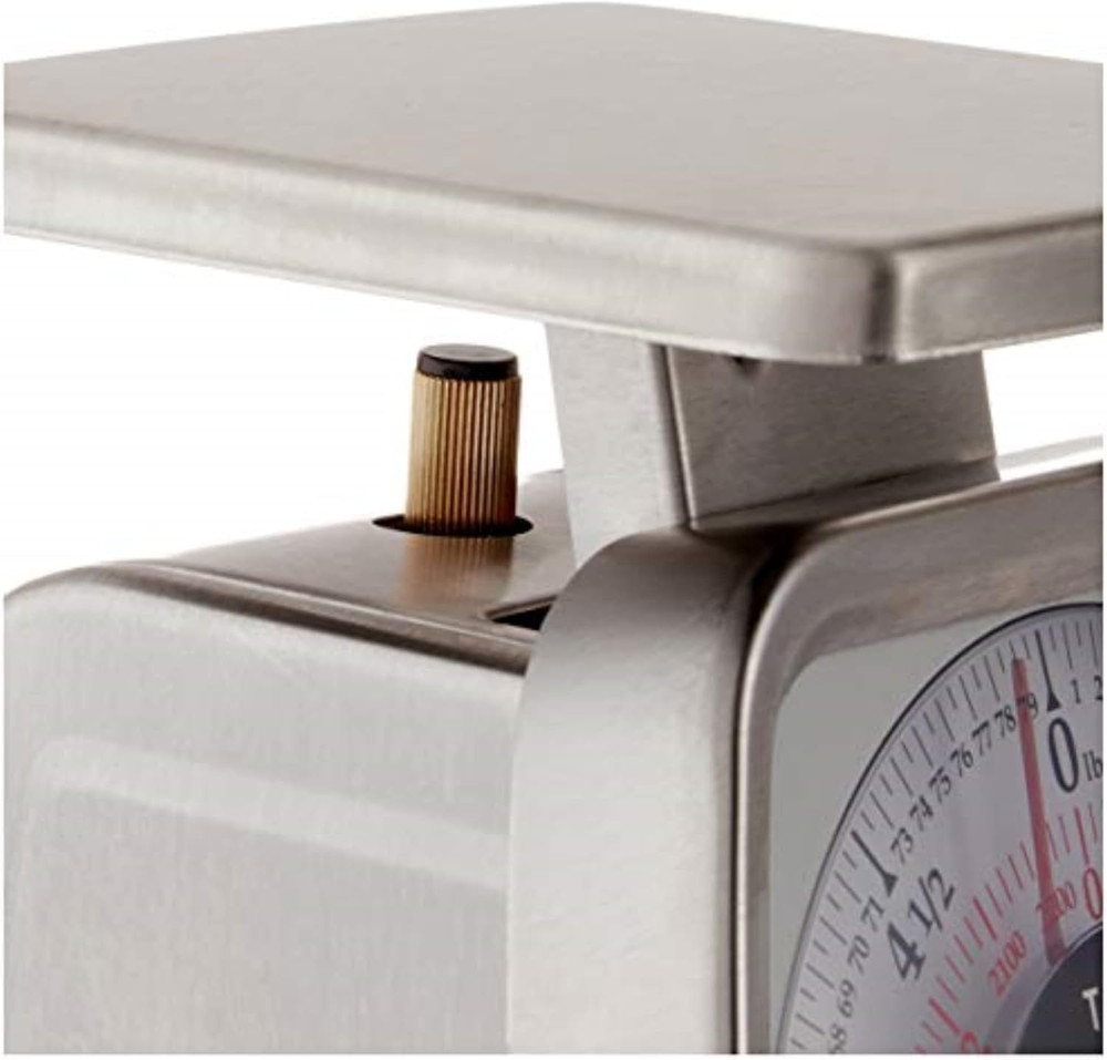 Stainless Steel Analog Portion Control Scale (5-Pound), Silver