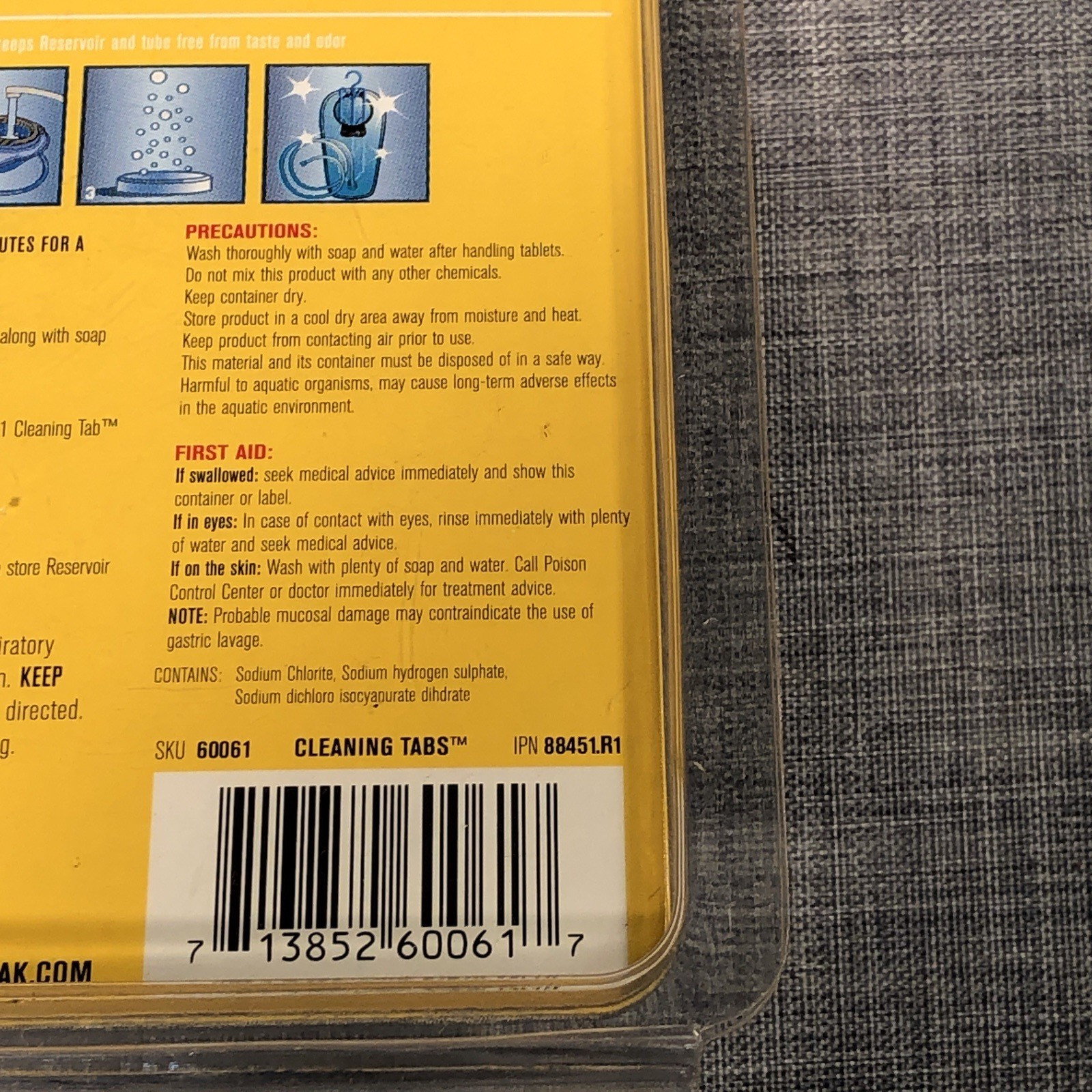 CamelBak Cleaning Tabs Hydration Bottle Cleaning Tablets 8 Pack NEW