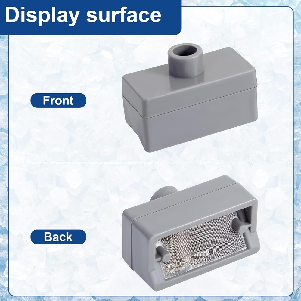 High-Durability 2-Piece Filter Set for GE Profile Opal Ice Maker - Easy Install