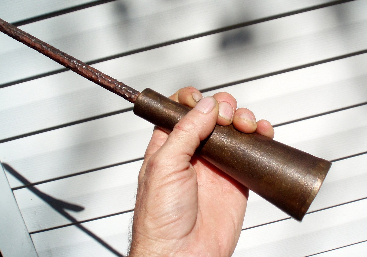 1700' ? BRONZE IRON EARLY HISTORIC PRIMITIVE ANTIQUE WHALING WHALE HARPOON SPEAR