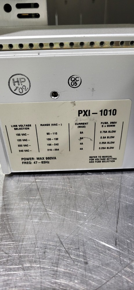 National Instruments PXI-8186 Embedded Controller with modules