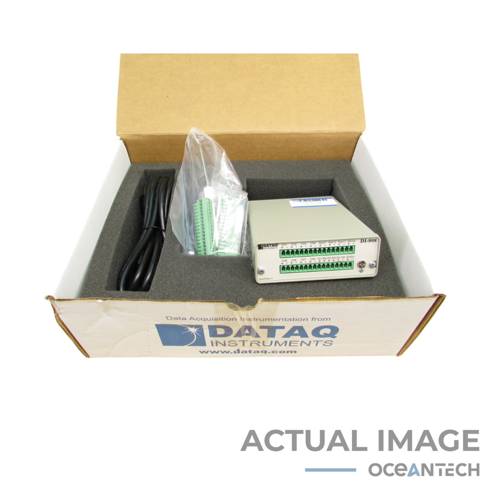 DATAQ DI-808 Data Logger and Data Acquisition System W/ Box