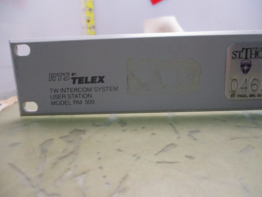RTS Telex TW Intercom System User Station RM 300 (#3)[4*W-21.8]