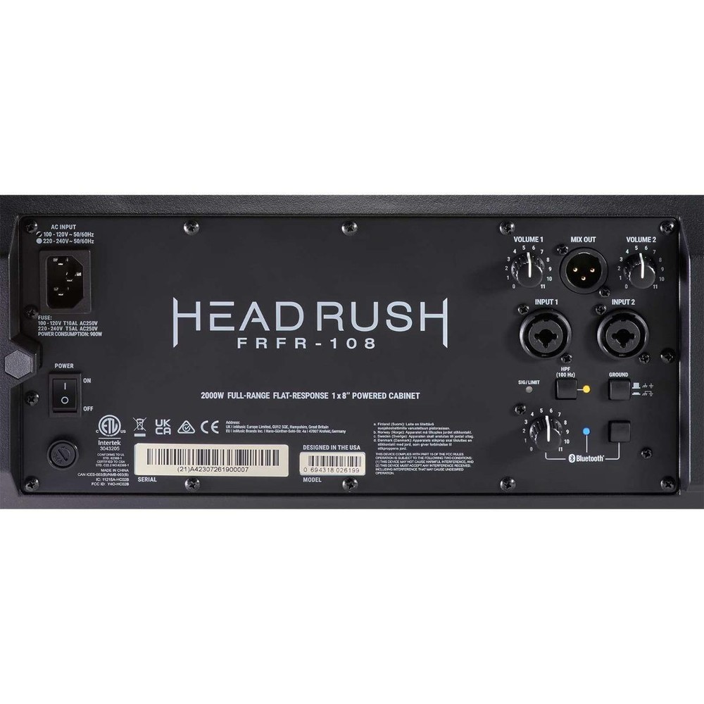 Headrush FRFR108 MKII 2000-Watt Full-Range Flat-Response Speaker