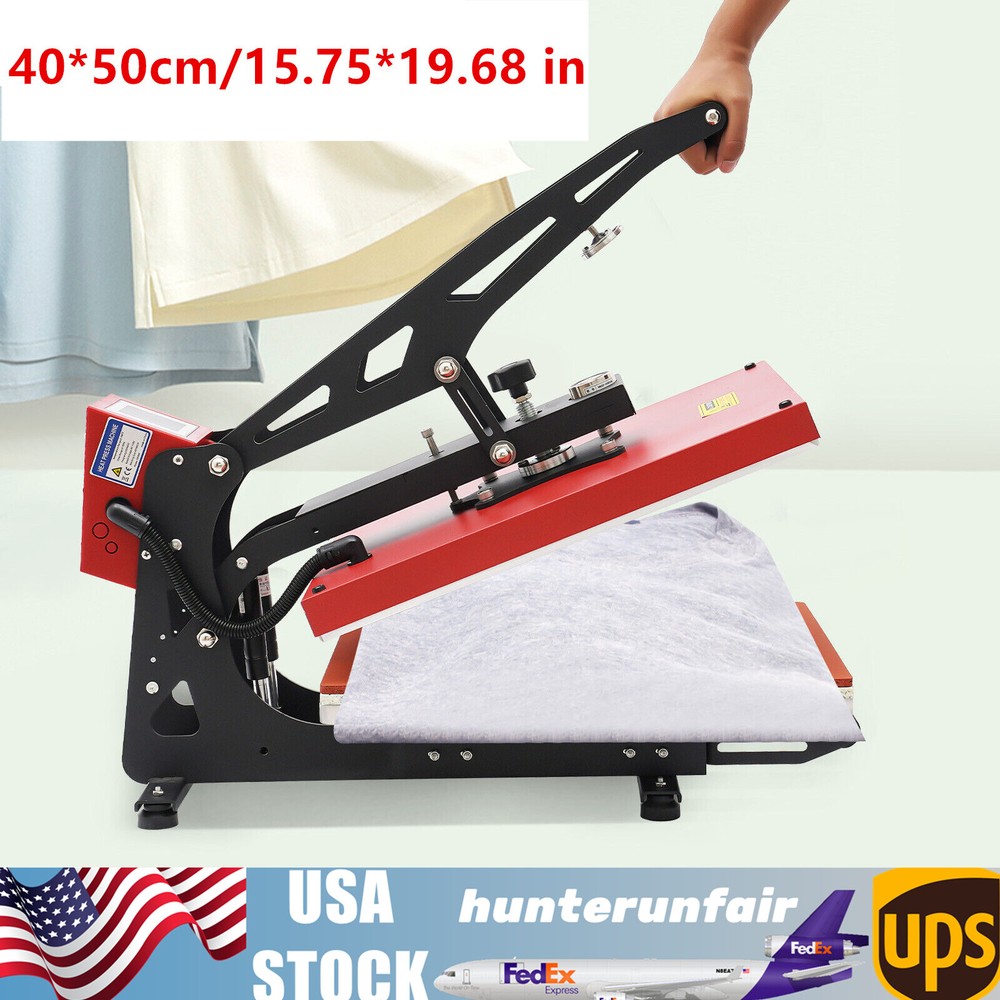 40*50cm Clamshell  Open Heat Press Machine with Slide Out Function Heavy