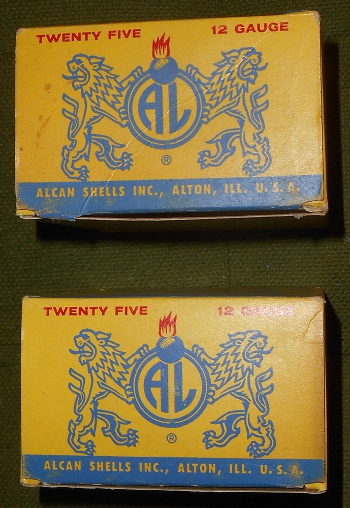 2 Alcan Trapmax 12 gauge Shotgun Shell ammo Boxes - Empty