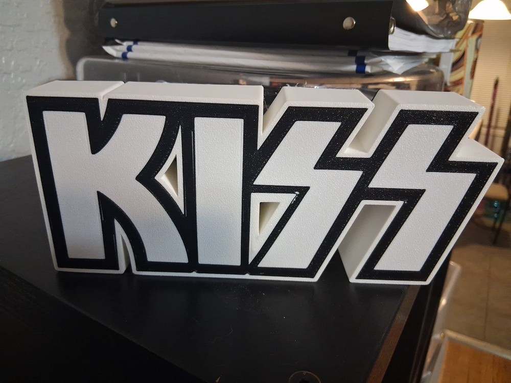 Kiss Logo Printed  Lightbox (3 Modes Of Lights,Flashing, Steady,Beats to Music)