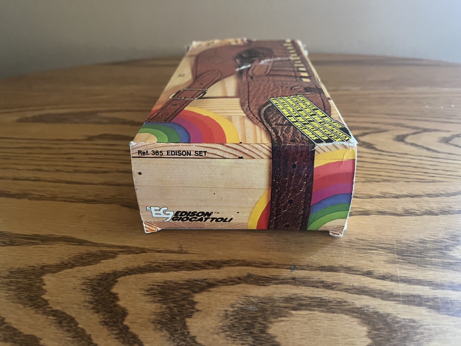 Vintage Edison Monte Carlo Doppietta Shot Gun Shell Belt Original Box Made Italy