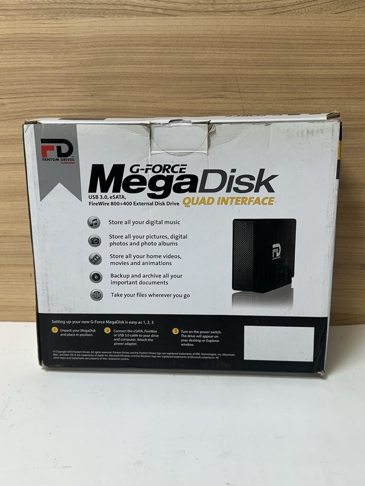 Fantom G-Force Mega Disk, Quad Interface, 4000 GB