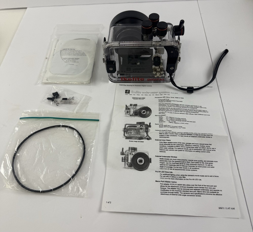 IKELITE DIGITAL WATERPROOF UNDERWATER CAMERA CASE