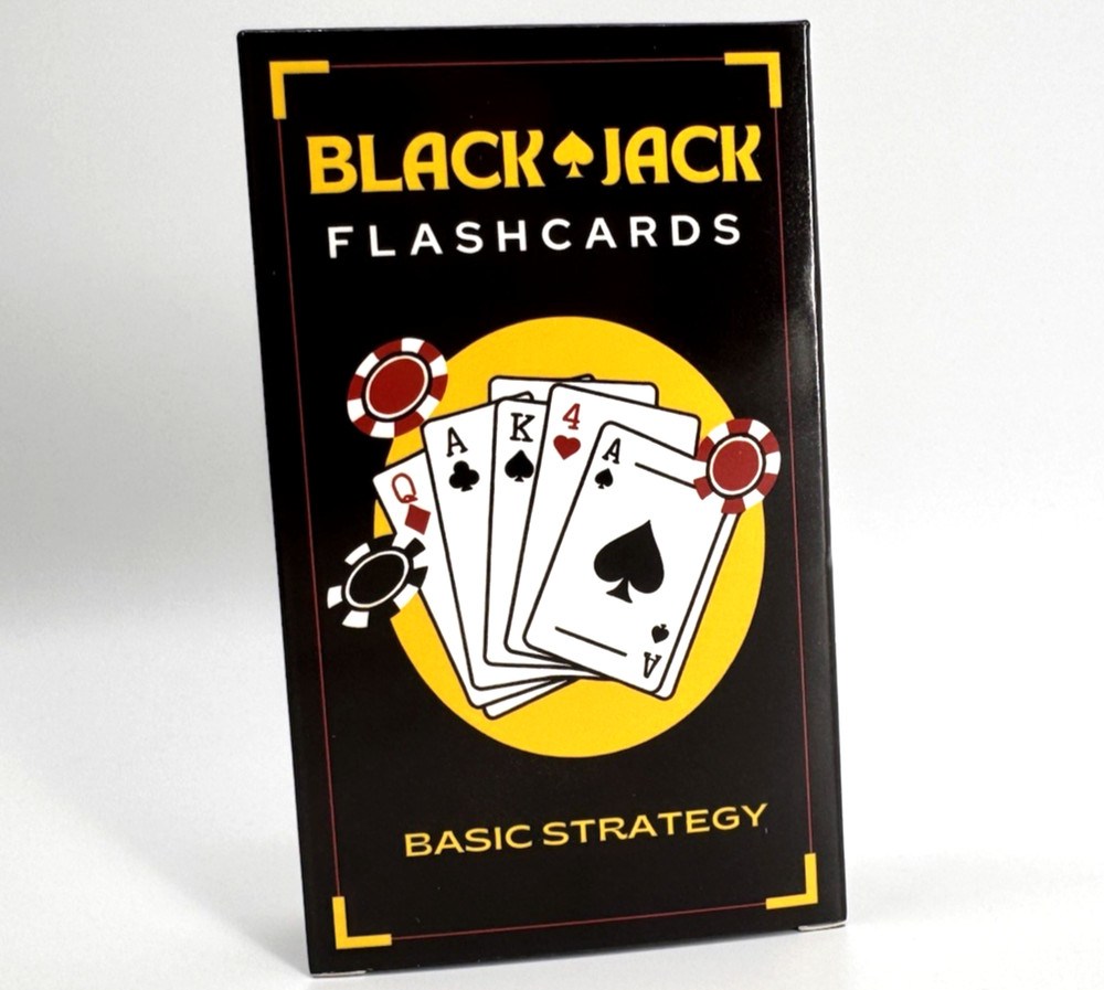 Blackjack Basic Strategy Flashcards for Beginners Casino Game Learning Cards NEW