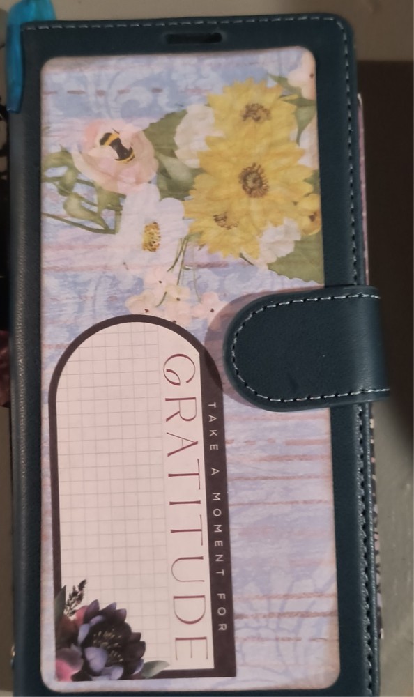 Handmade mini altered phone case journal