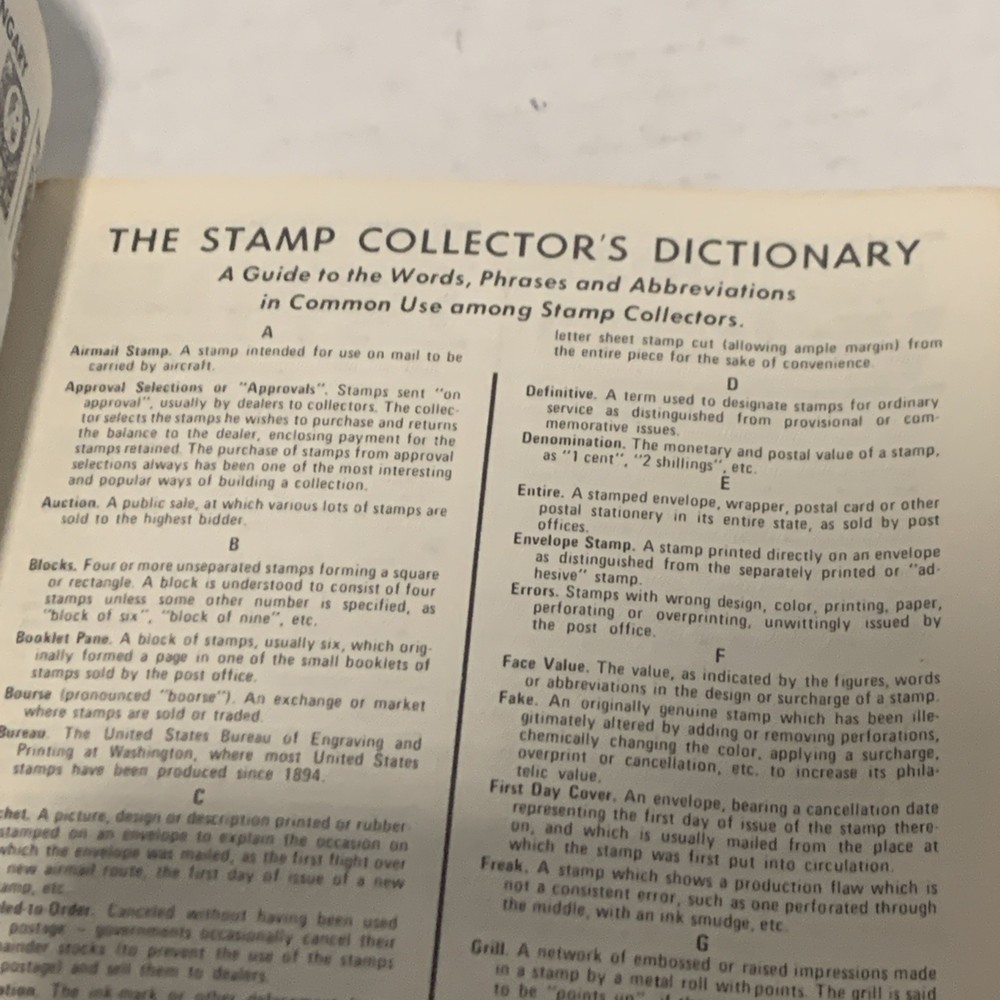 Harris Stamp Finder - 1980 Black And White