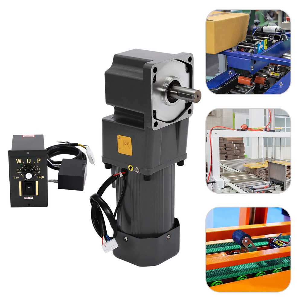 110V 200W Adjustable Speed AC Gear Reduction Motor Reversible Motor w/Controller