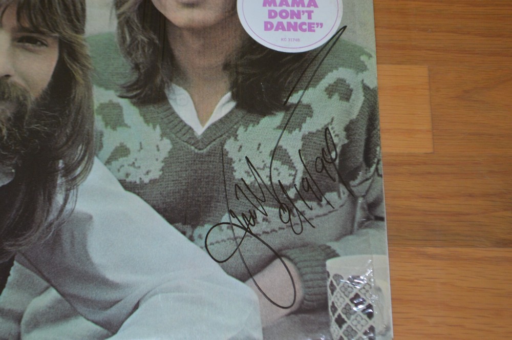 Kenny Loggins / Jim Messina Signed "Self Titled" Original LP Cover Beckett COA