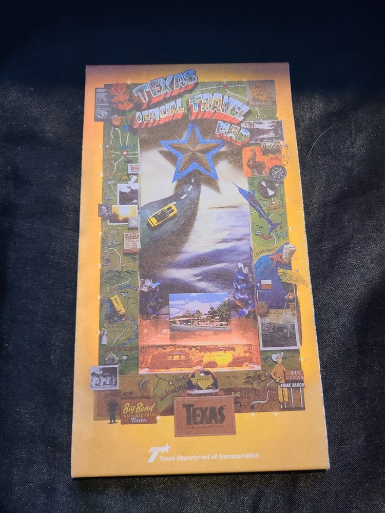 Texas Official Travel Map 2002