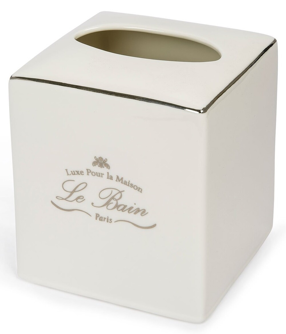 Le Bain Bath Accessories Porcelain With Glazed Finish White Color