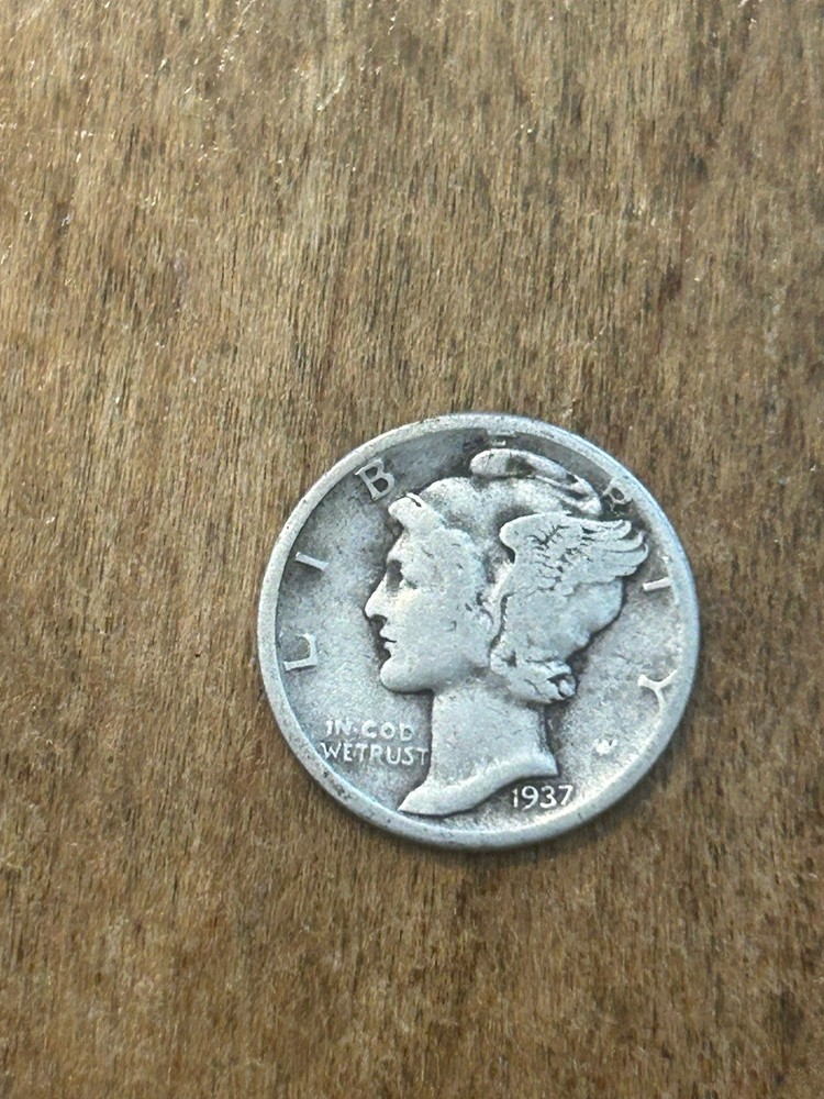 1937 Mercury Dime VG