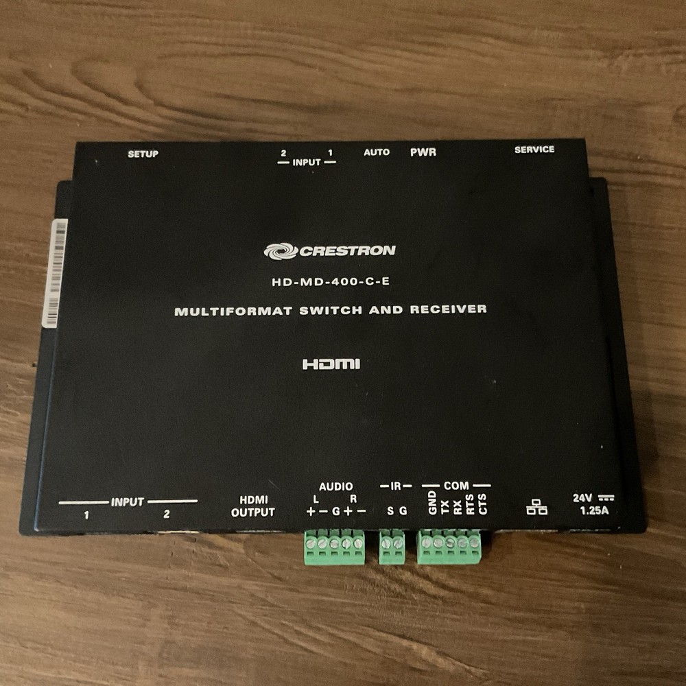 CRESTRON HD-MD-400-C-E Multiformat Switch and Transmitter HDMI