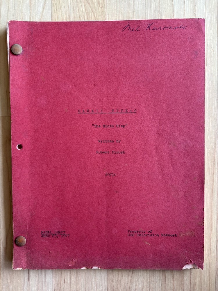 Hawaii Five-O 'The Ninth Step' Original Script Final Draft 1977