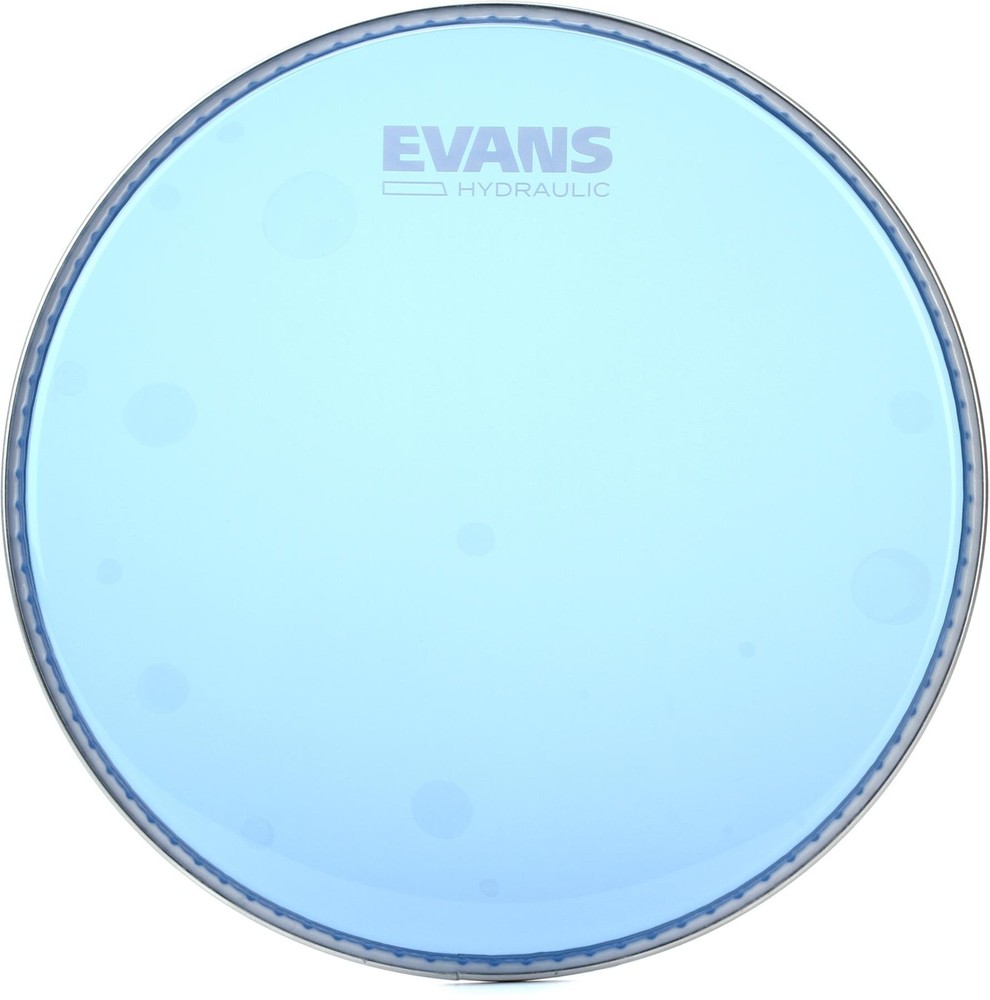 Evans Hydraulic Blue Drumhead - 14 inch + Evans TT10HB Value Bundle