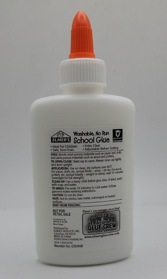 Elmer's E304 Washable No Run School Glue 4. New