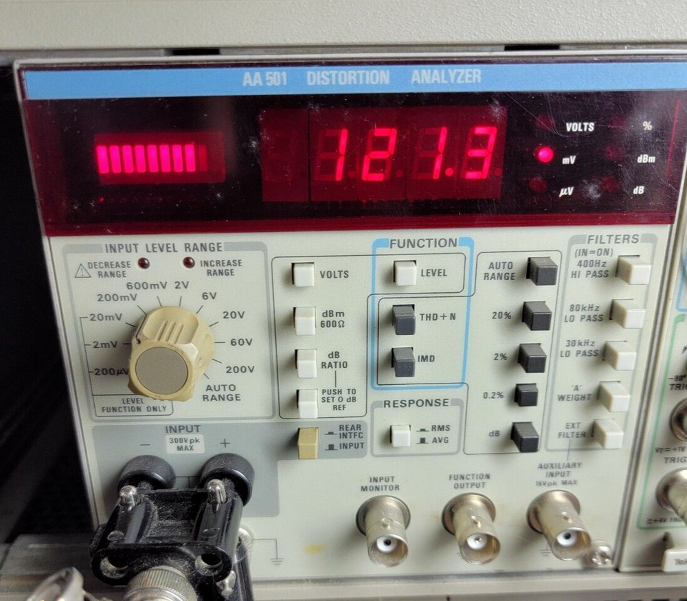 Tektronix AA501 Distortion Analyzer option 1